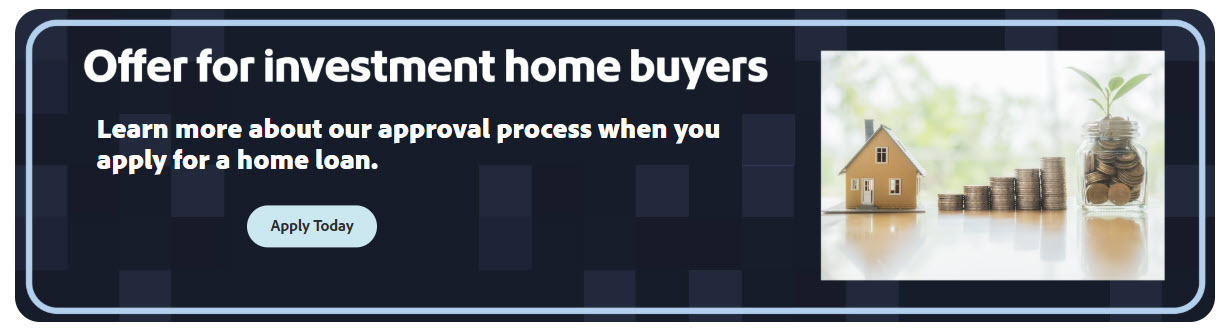 Example of a Home Lending offer for Investment Home Buyers